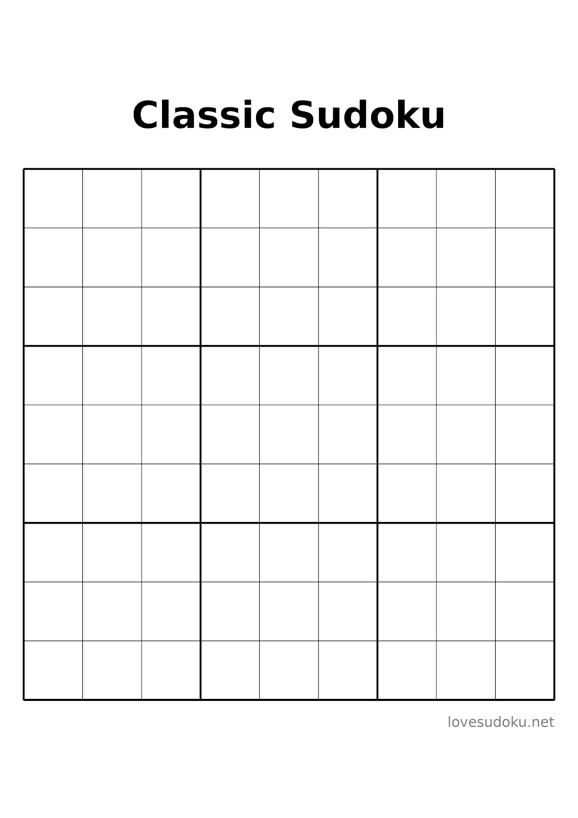 sudoku free printable medium
